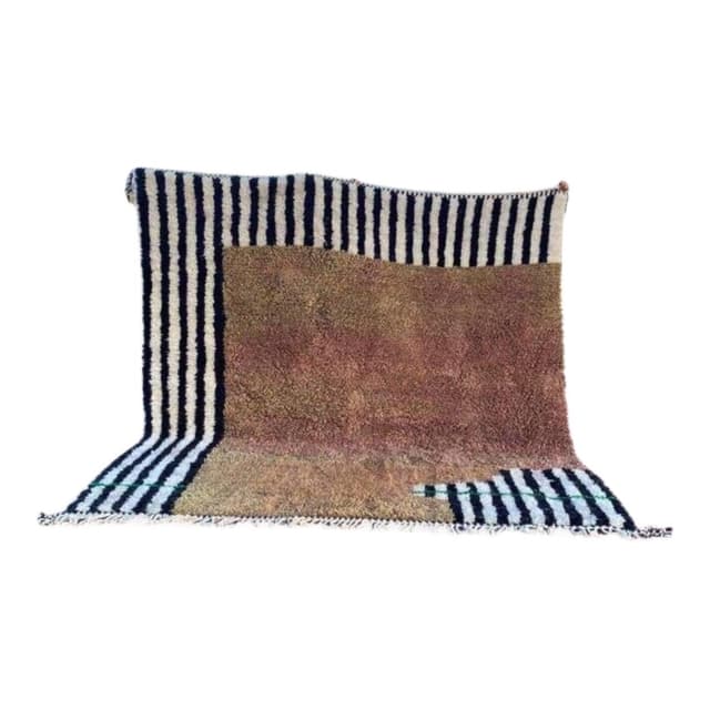 Ręcznie tkany dywan 150x250 cm, wełna, multikolor, Maroko - WYMIARY