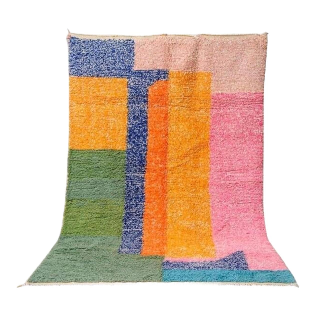 Ręcznie tkany dywan 150x250 cm, wełna, multikolor, Maroko