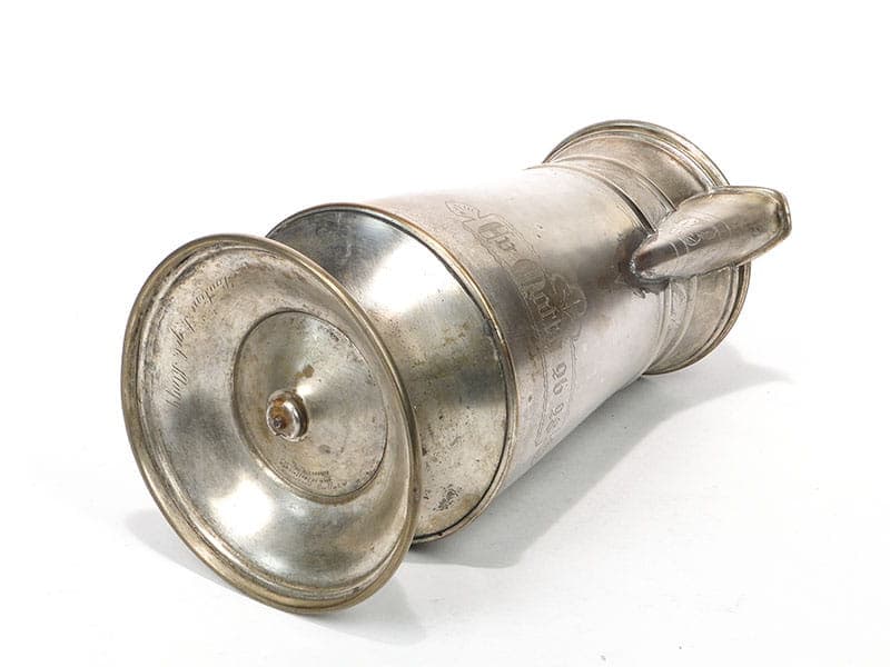 Dzban na wino Art Nouveau, złoty, mosiądz, Niemcy, początek XX w. - 206178