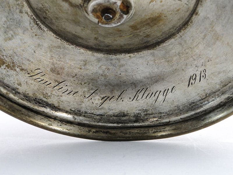 Dzban na wino Art Nouveau, złoty, mosiądz, Niemcy, początek XX w. - 206181