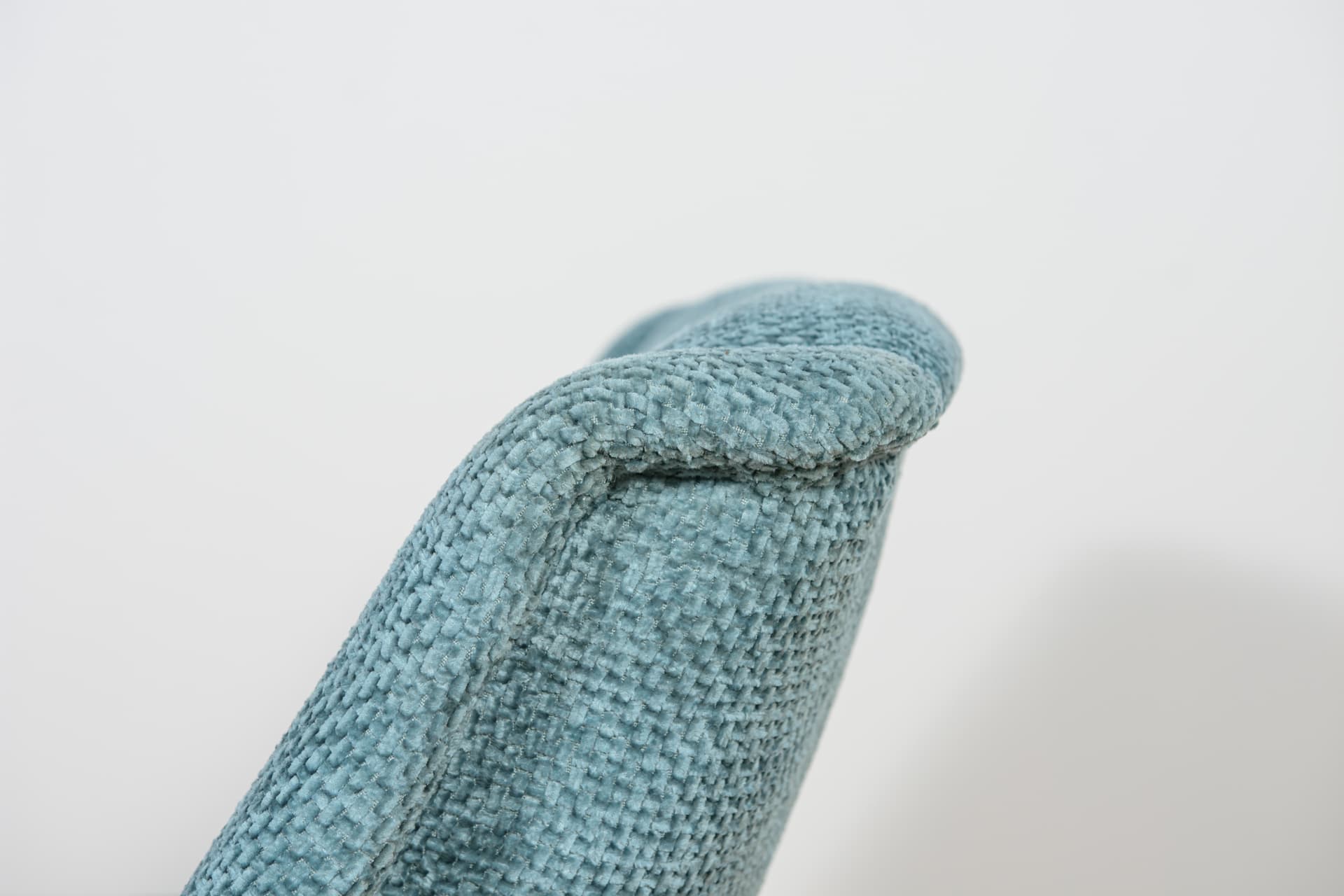 Armchair, blue fabric, beech, by F. Ohlsson, Dux, Sweden, 1960s. - 206202