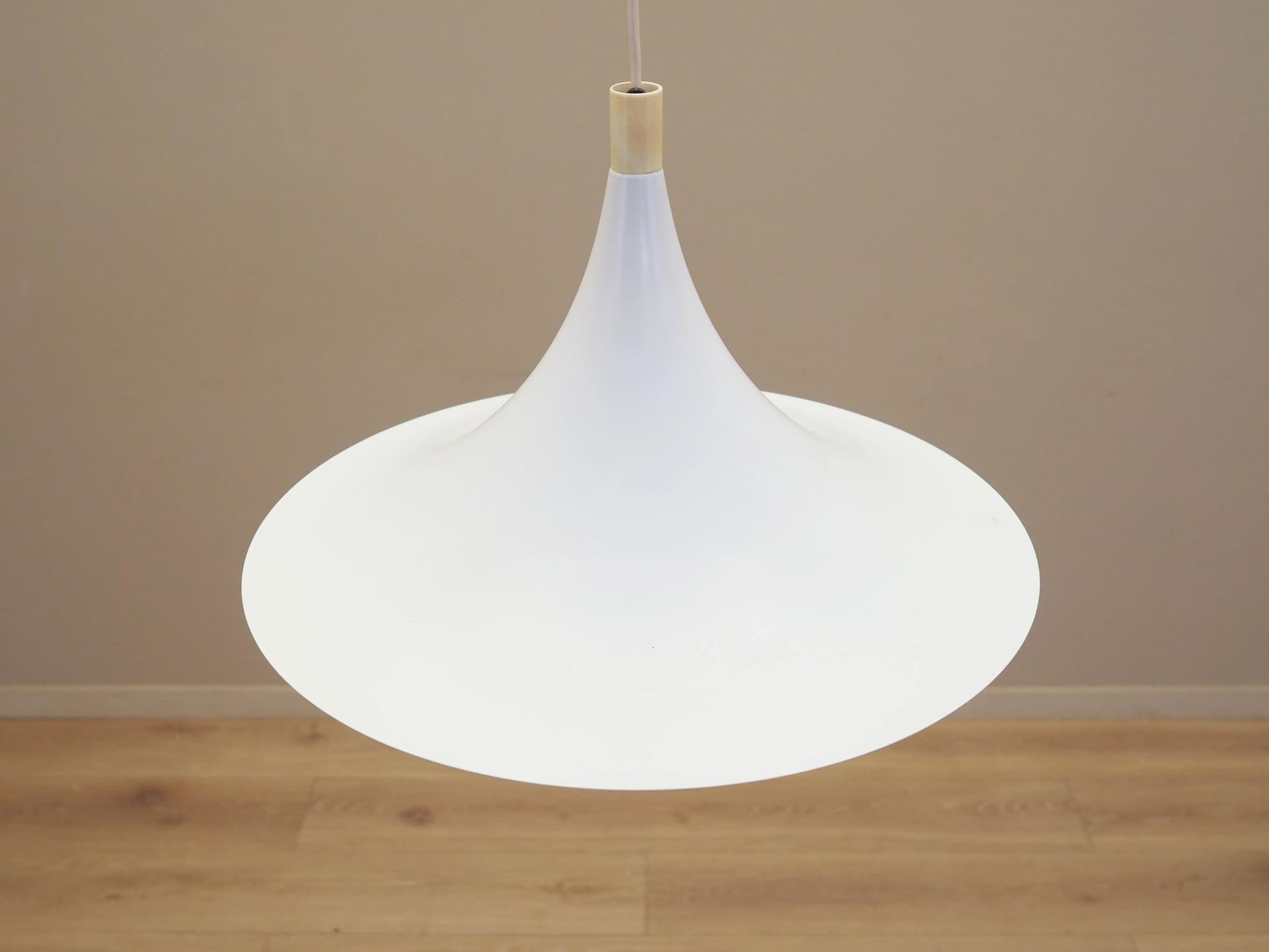 Pendant lamp, Danish design, white metal, Denmark, 1970s - 14990