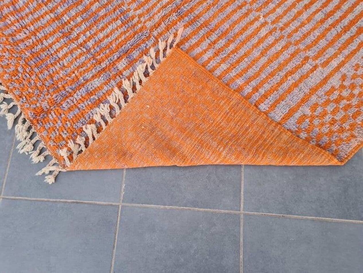 Ręcznie tkany dywan 200x300 cm, wełna, multikolor, Maroko - 206422