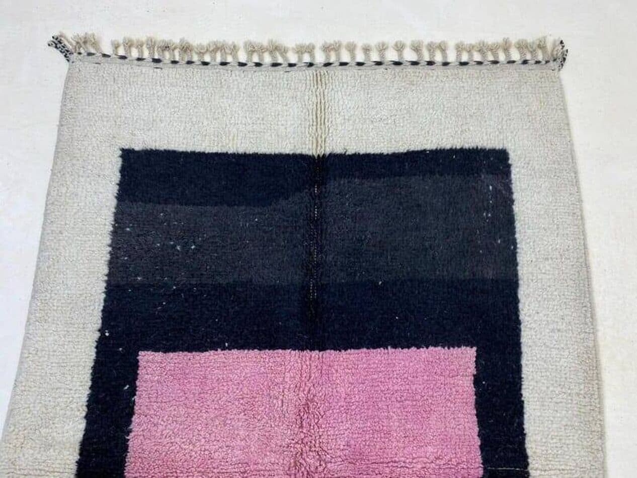 Handwoven rug 150x250 cm, wool, multicolour, Morocco - 206358