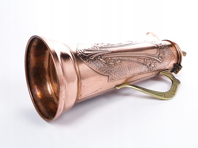 Dzban do wina Art Nouveau, miedź, mosiądz, Niemcy, początek XX w. - 206246