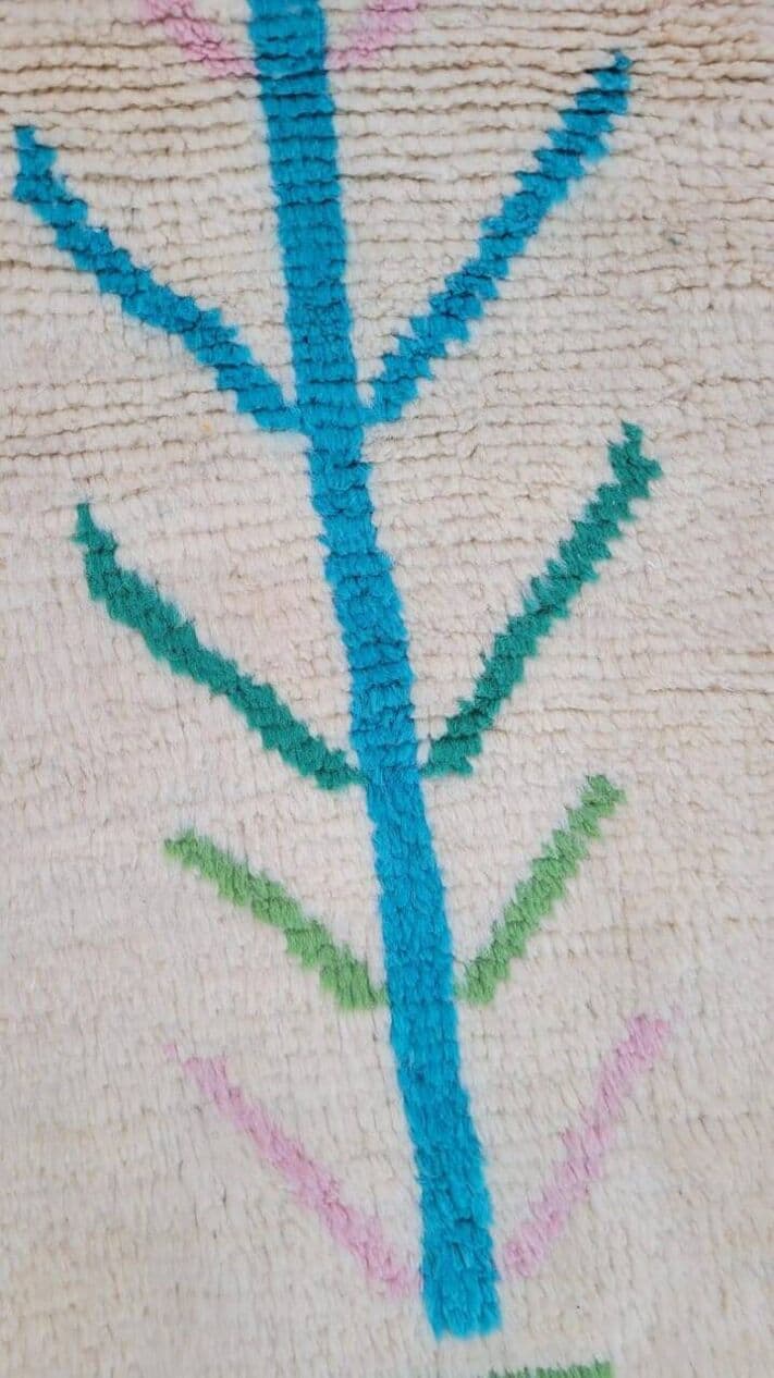 Ręcznie tkany dywan 150x250 cm, wełna, wielokolorowy, Maroko - 206330