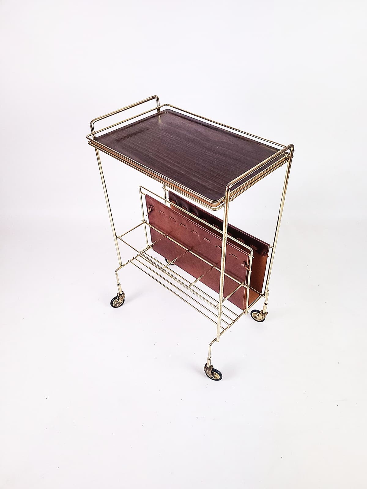 Side Table Mid-Century Modern, golden, Voss, Germany, 1960s. - 206265