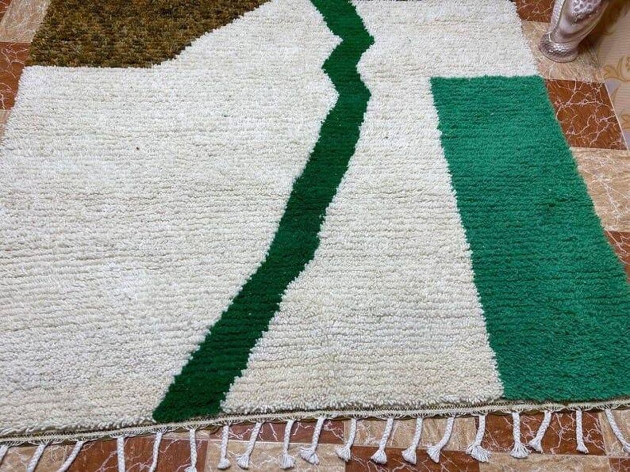 Ręcznie tkany dywan 150x250 cm, wełna, multikolor, Maroko - 208237