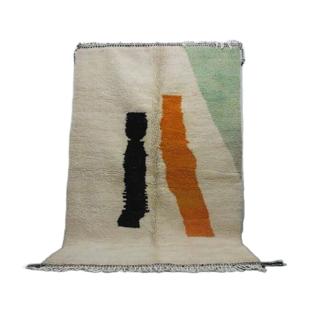 Ręcznie tkany dywan 150x250 cm, wełna, multikolor, Maroko - WYMIARY