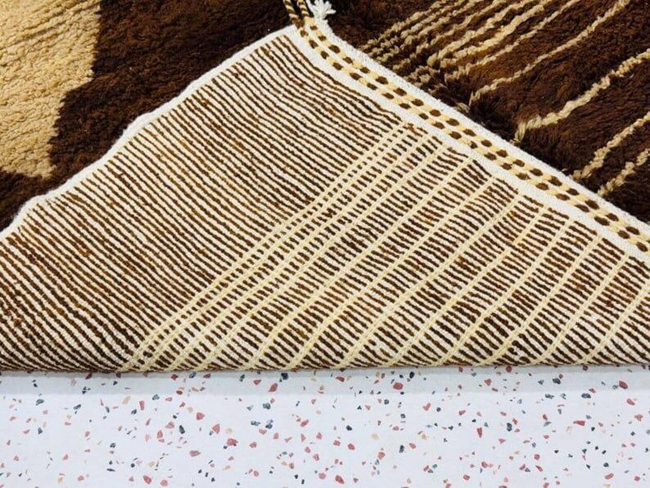 Ręcznie tkany dywan 150x250 cm, wełna, multikolor, Maroko - 208196