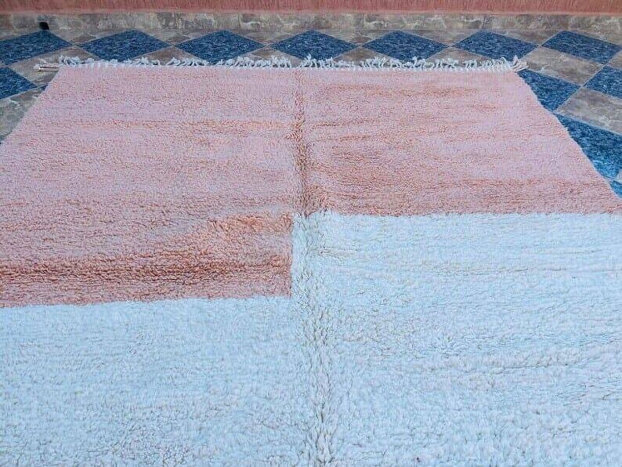 Handwoven rug 200x300 cm, wool, multicolour, Morocco - 208168