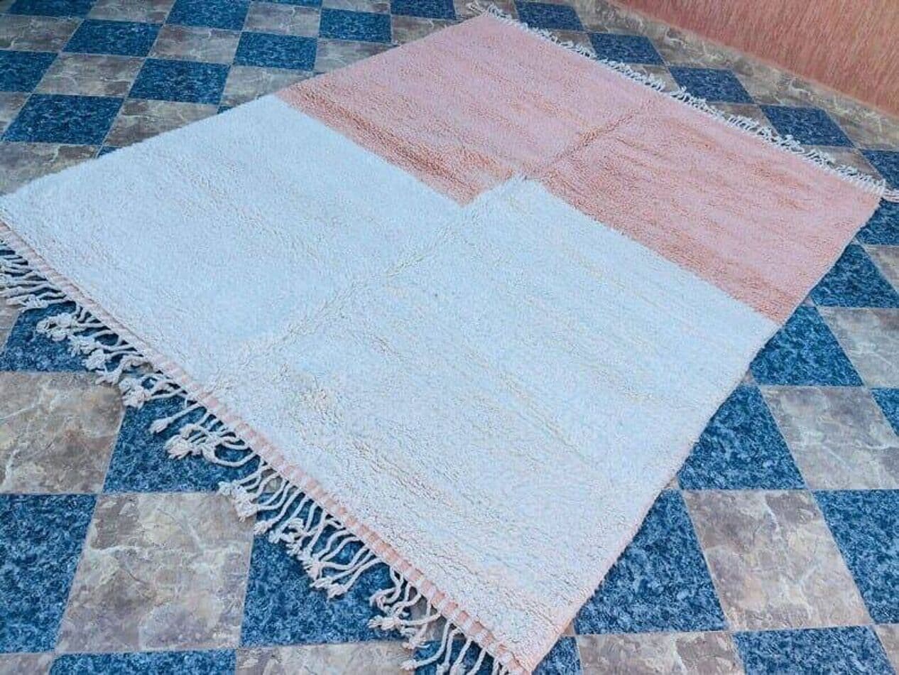 Handwoven rug 200x300 cm, wool, multicolour, Morocco - 208170