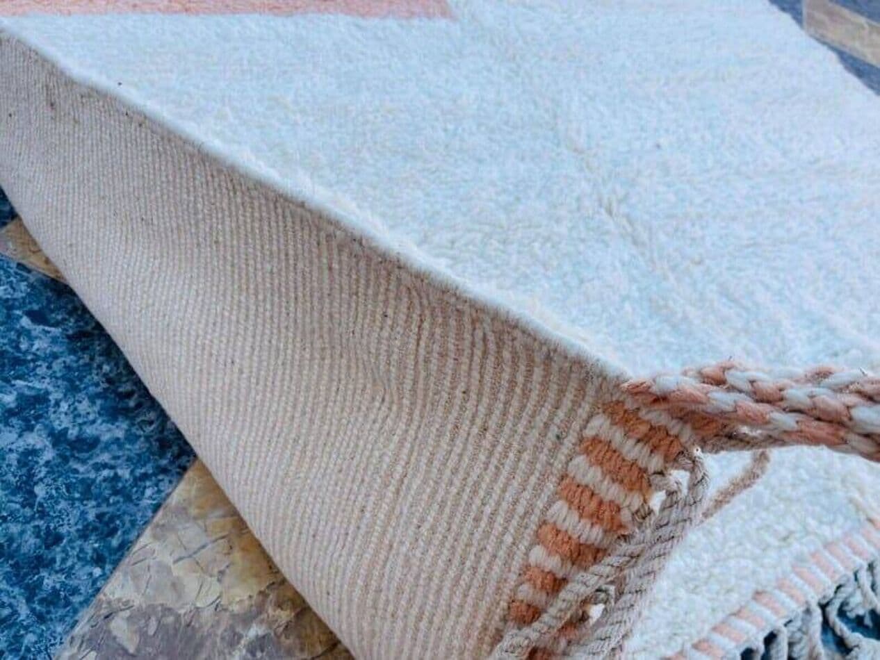 Handwoven rug 200x300 cm, wool, multicolour, Morocco - 208171