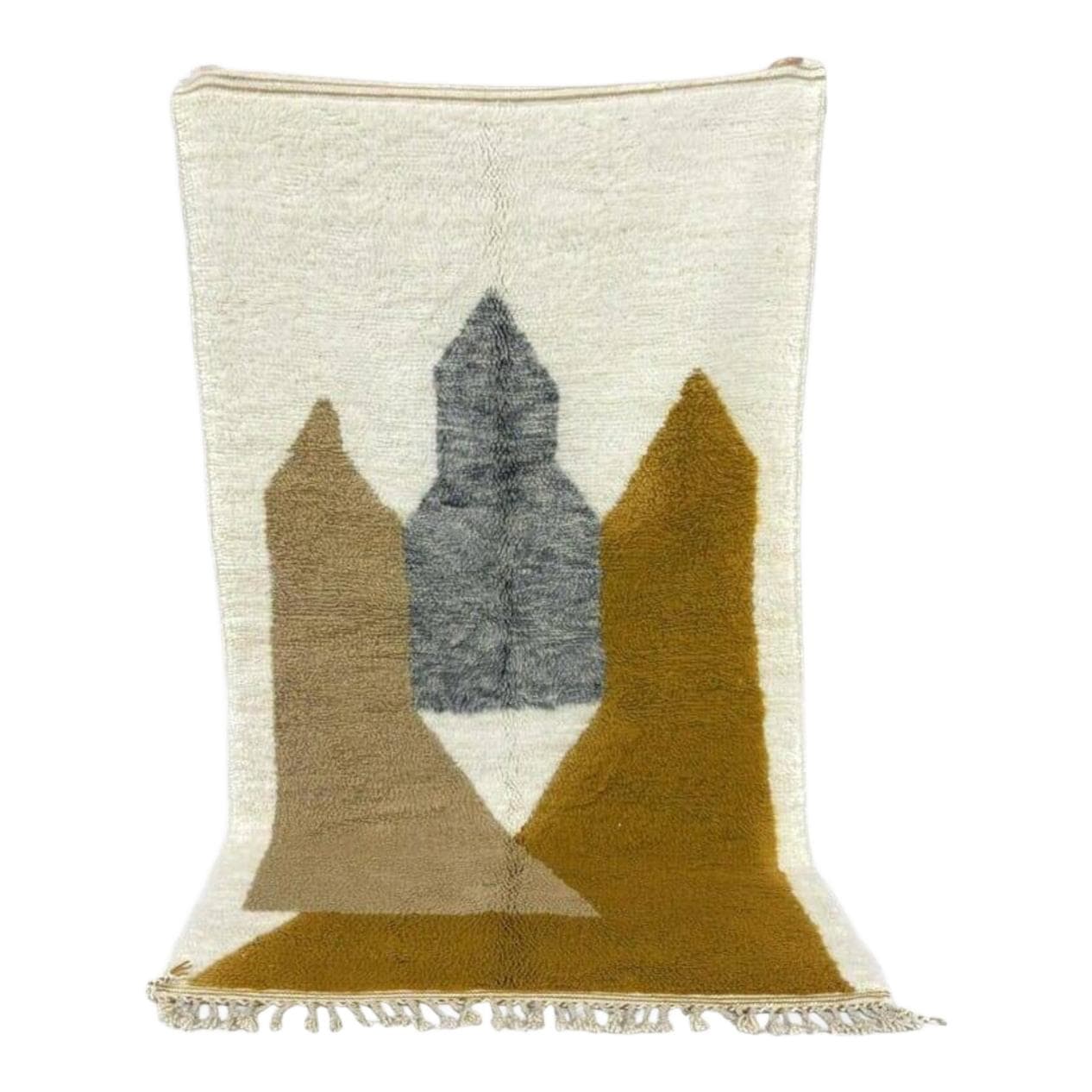 Handmade rug 200x300 cm, wool, multicolor, Morocco