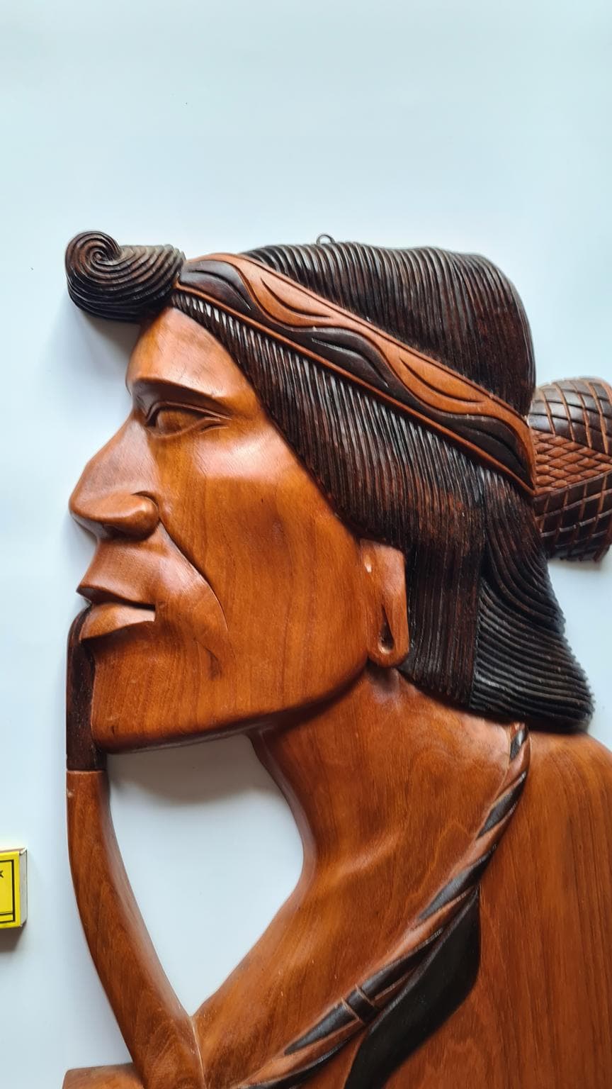 Duże rzeźby ścienne z lat 70. XX wieku, zestaw 2 sztuk., zestaw 2 sztuk - 207477