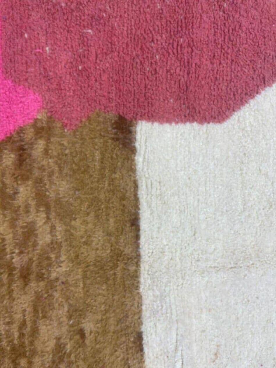 Ręcznie tkany dywan 150x250 cm, wełna, multikolor, Maroko - 207829