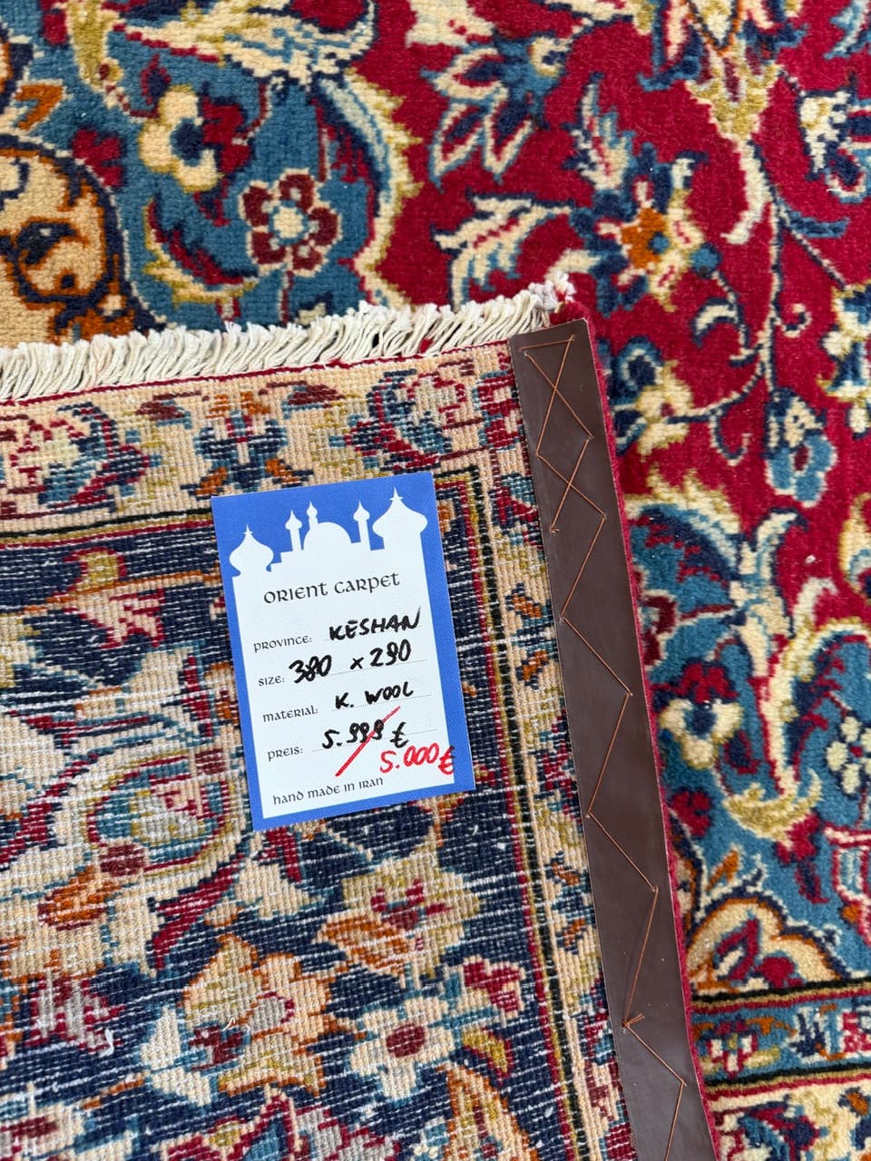 Dywan Keshan 380x290 cm, multikolor, wełna, Iran - 207553