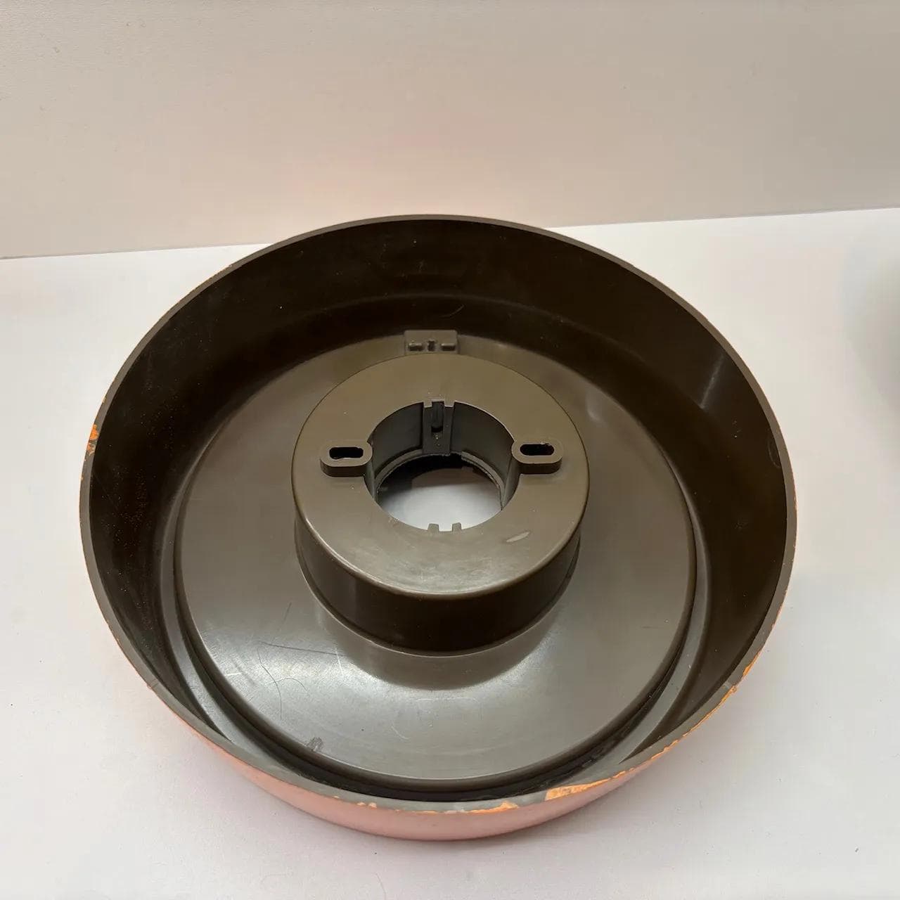 Pomarańczowy kinkiet space age z dymionego szkła i plastiku, Niemcy, lata 70. - 15089