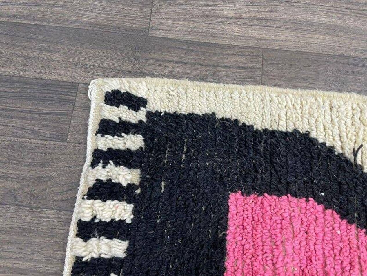 Handwoven rug 150x260 cm, wool, multicolor, Morocco - 207672