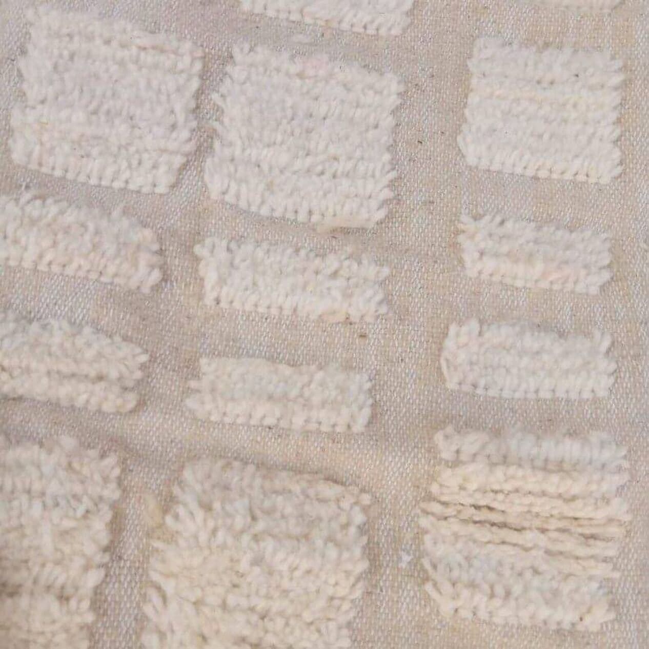 Ręcznie tkany dywan 100x200 cm, wełna, beżowy, Maroko - 209148