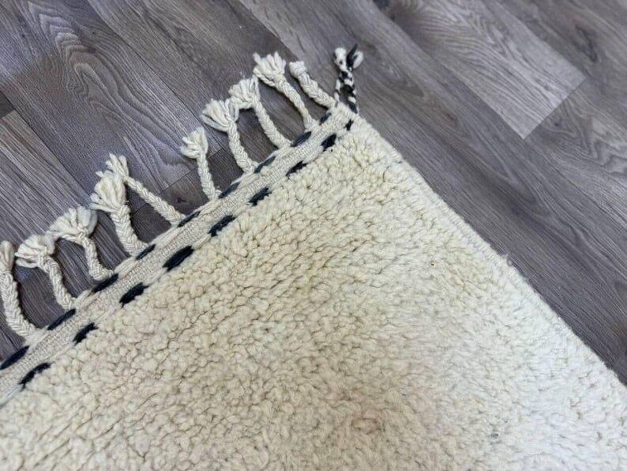 Handwoven rug 140x260 cm, wool, multicolor, Morocco - 209087