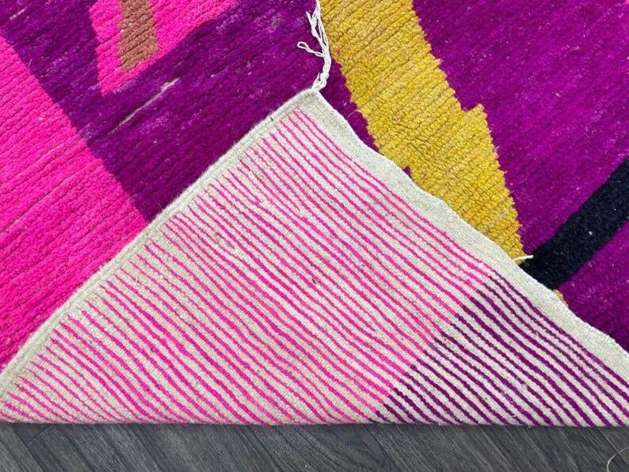 Ręcznie tkany dywan 150x250 cm, wełna, multikolor, Maroko - 208968