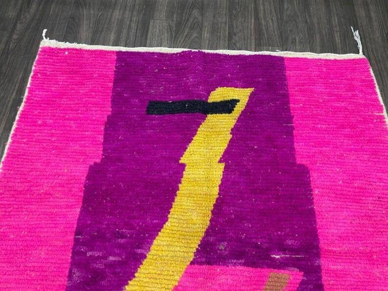 Ręcznie tkany dywan 150x250 cm, wełna, multikolor, Maroko - 208965