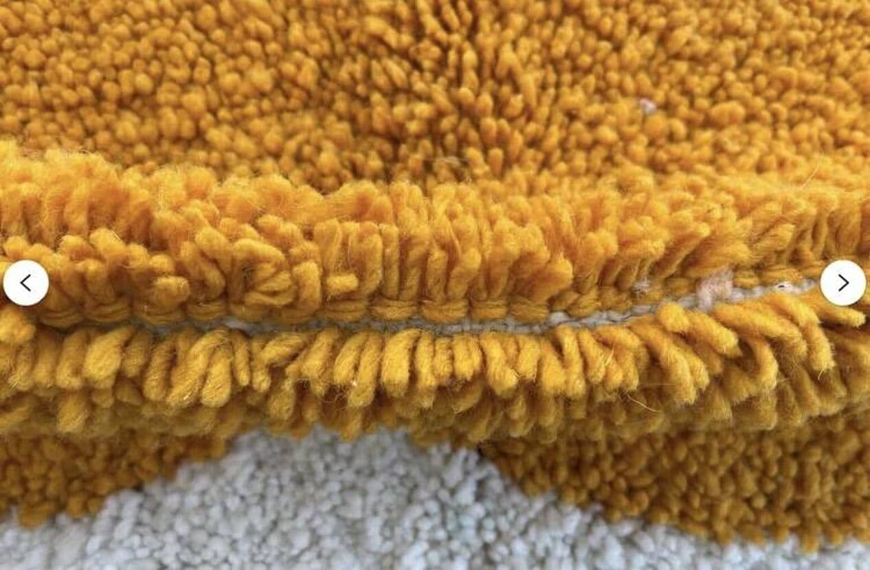 Ręcznie tkany dywan 150x250 cm, wełna, pomarańczowy, Maroko - 208941