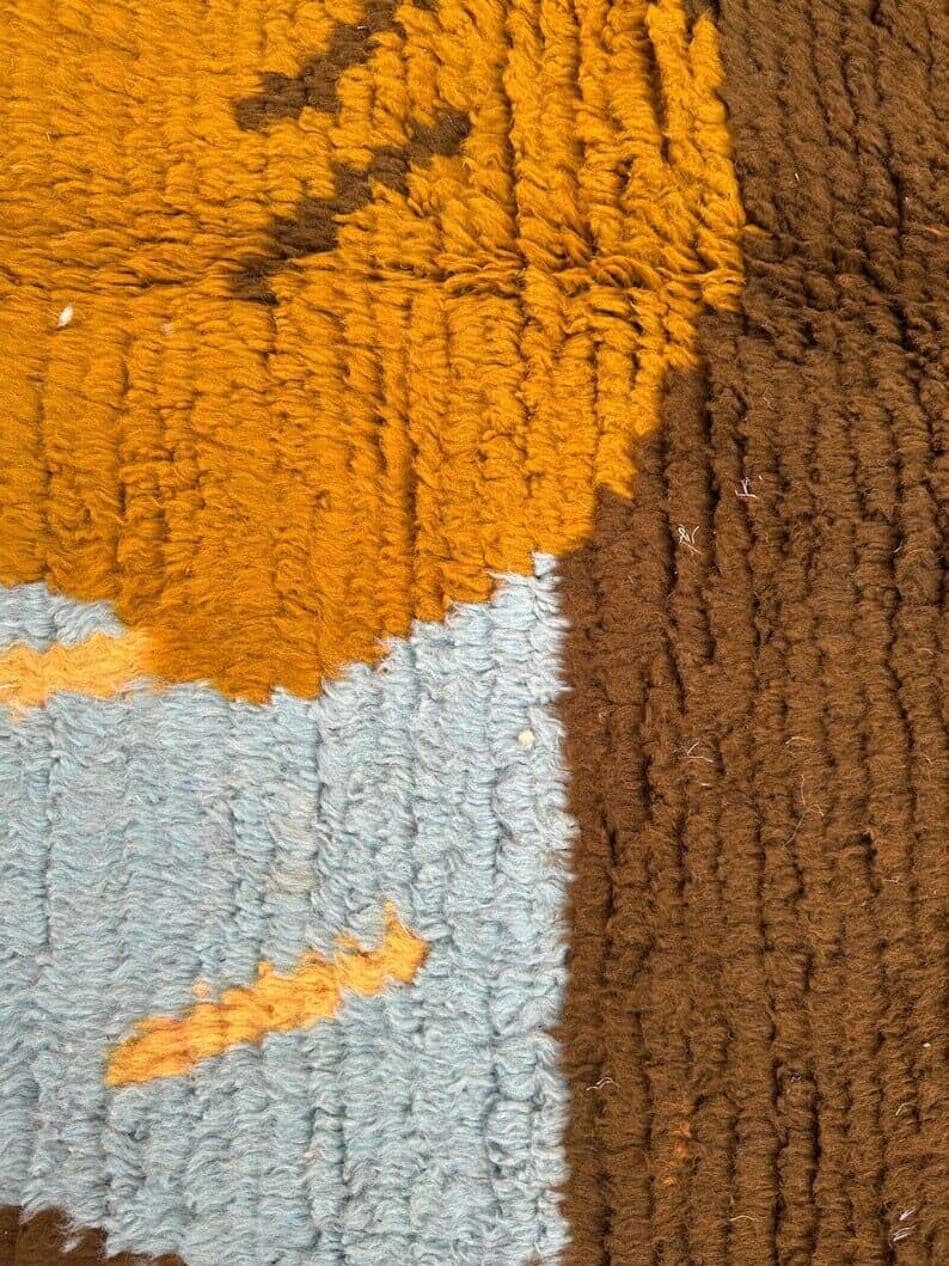 Ręcznie tkany dywan 140x260 cm, wełna, multikolor, Maroko - 208929