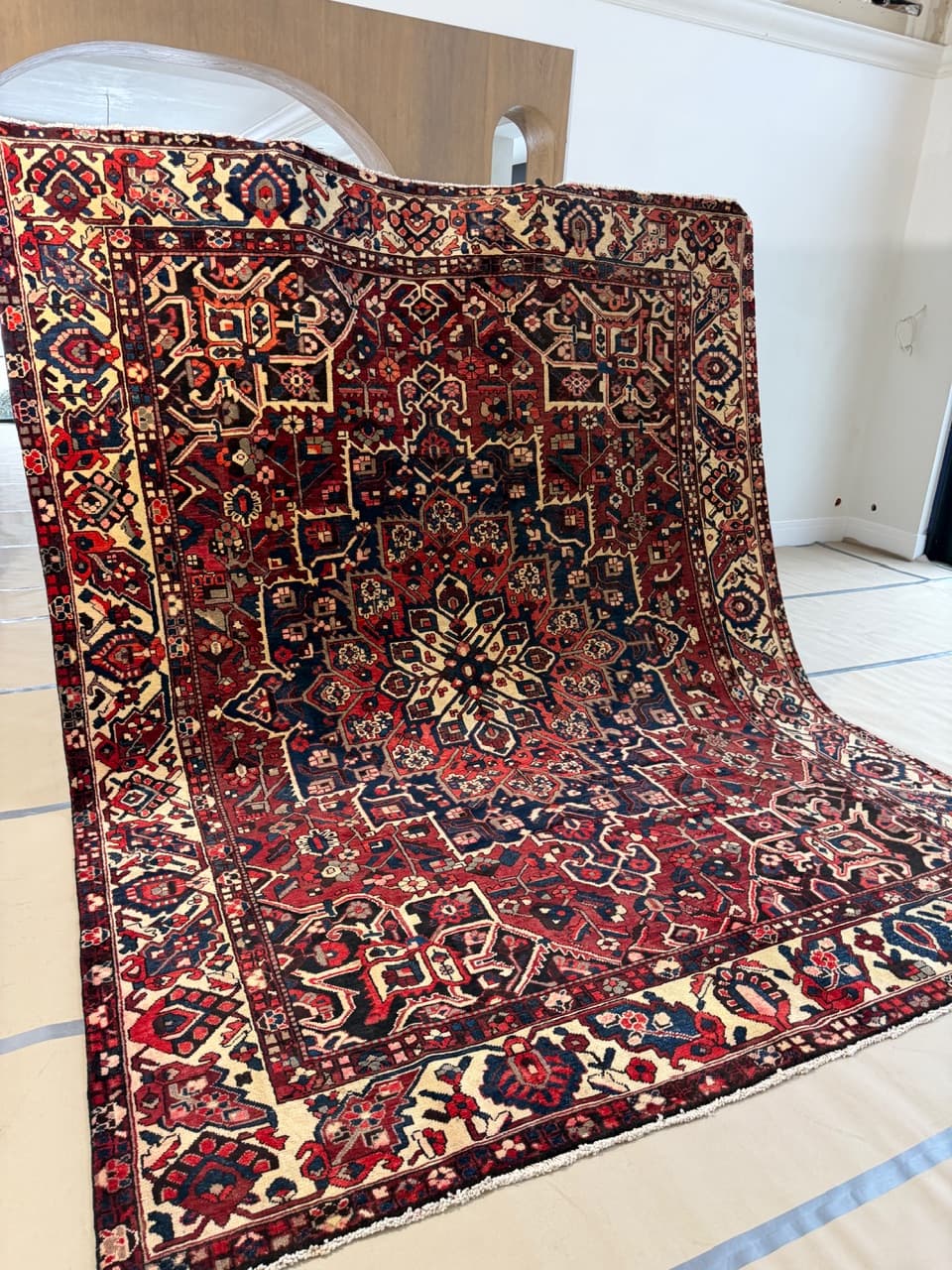 Dywan perski Bahtiari 380x300 cm, multikolor, wełna, Iran - 208410