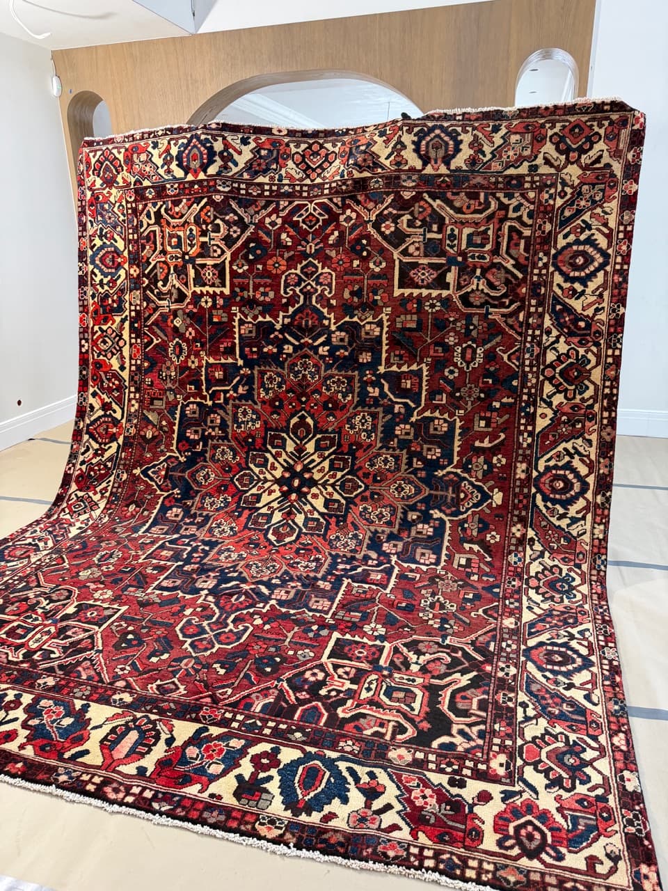 Dywan perski Bahtiari 380x300 cm, multikolor, wełna, Iran - 208409