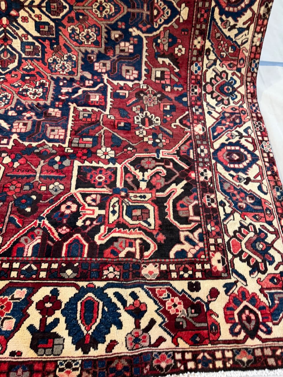 Dywan perski Bahtiari 380x300 cm, multikolor, wełna, Iran - 208411