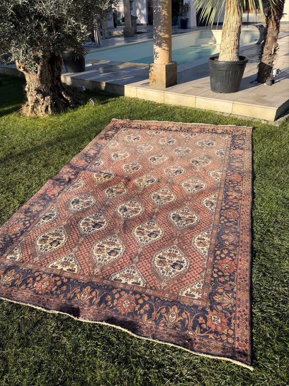 Dywan Kazak, 290x192 cm, czerwony, wełna, Turcja, lata 70. - 208455