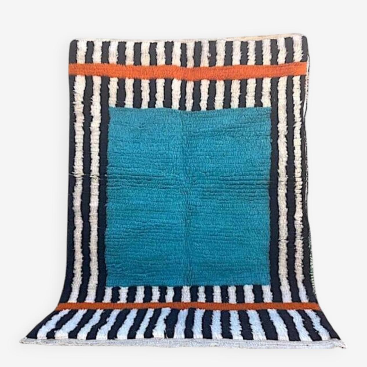 Ręcznie tkany dywan 150x250 cm, wełna, multikolor, Maroko - 208707