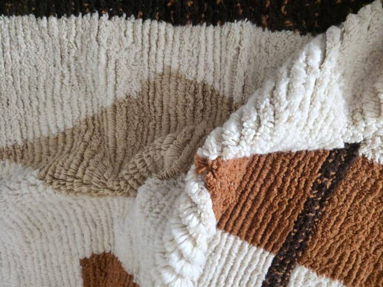 Handmade rug 150x250 cm, wool, multicolour, Morocco - 208639