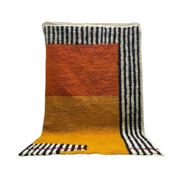 Ręcznie tkany dywan 200x300 cm, wełna, multikolor, Maroko - WYMIARY