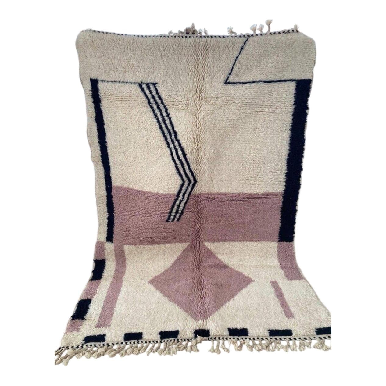 Ręcznie tkany dywan 200x300 cm, wełna, multikolor, Maroko