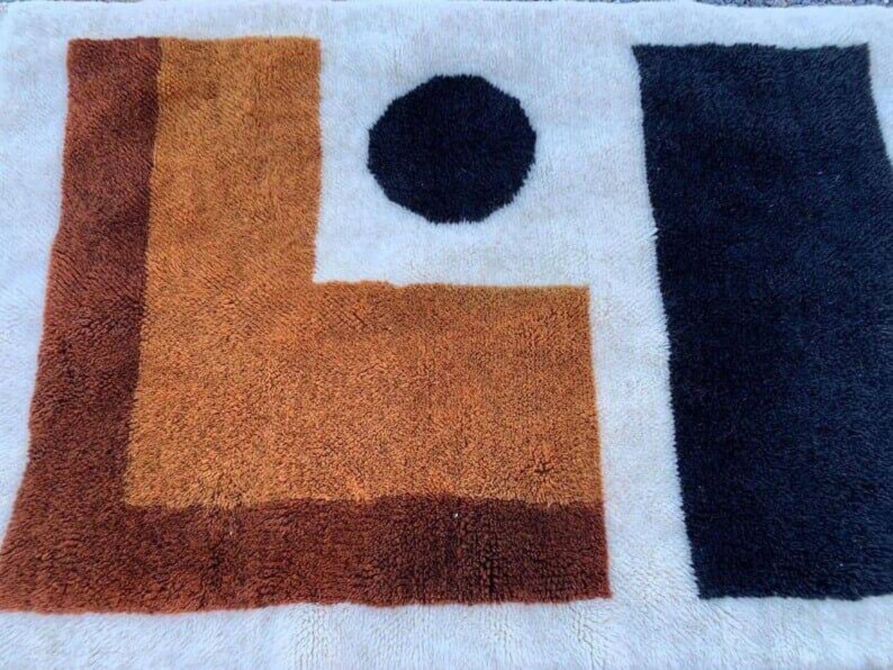 Handwoven rug 150x250 cm, wool, multicolor, Morocco - 208585