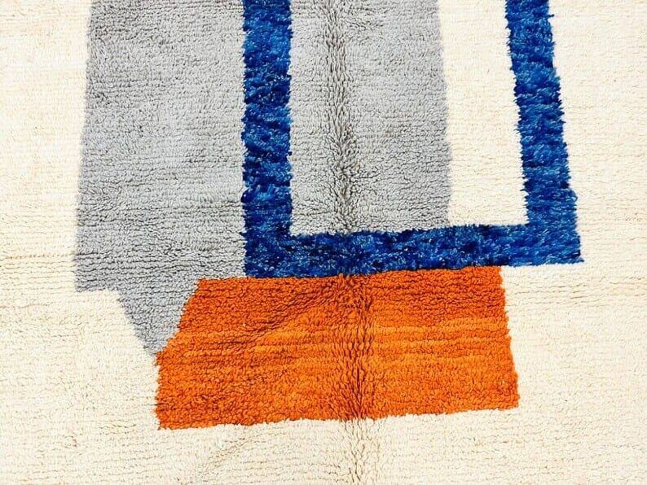 Handwoven rug 160x240 cm, wool, multicolor, Morocco - 209174