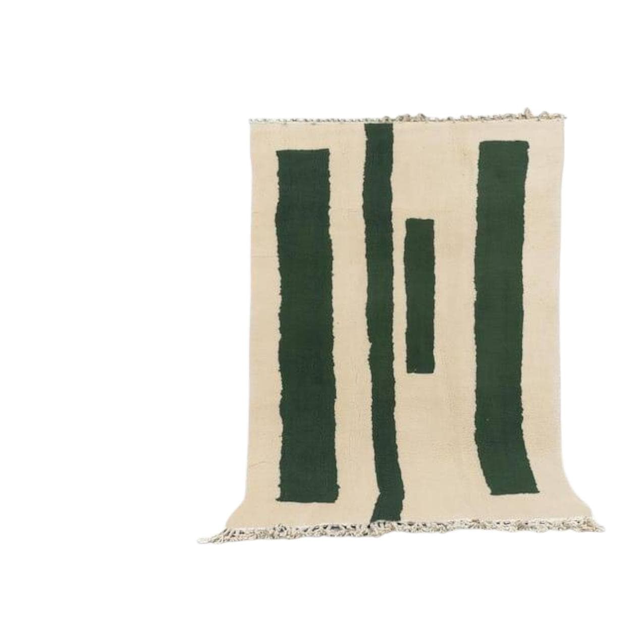 Ręcznie tkany dywan 200x300 cm, wełna, zielony, Maroko