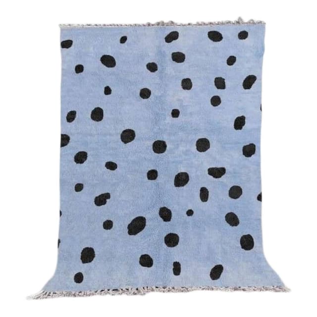 Handmade rug 200x300 cm, wool, multicolour, Morocco - DIMENSION