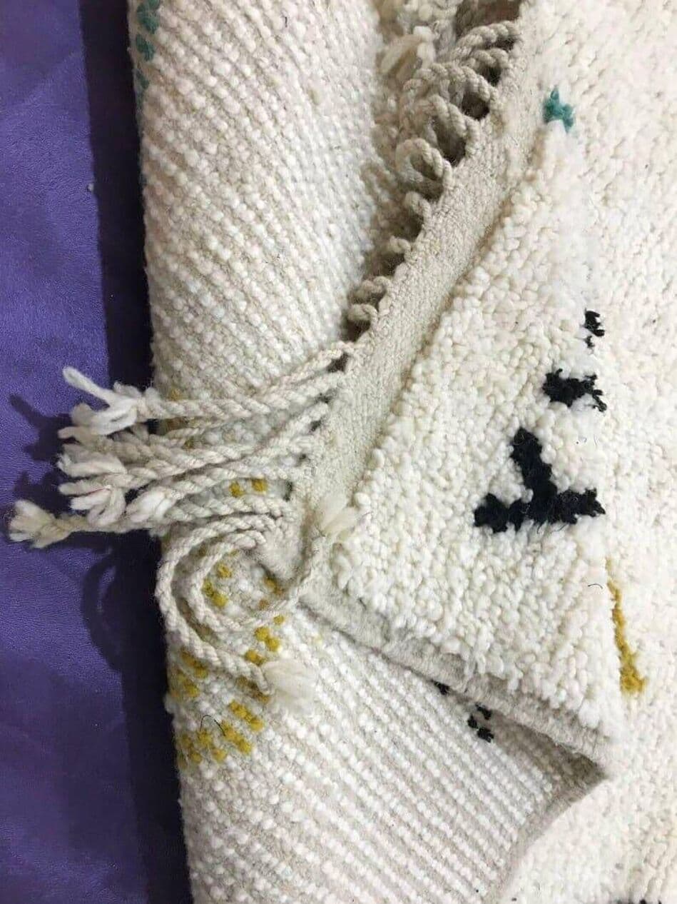 Handwoven rug 200x300 cm, wool, multicolor, Morocco - 209474