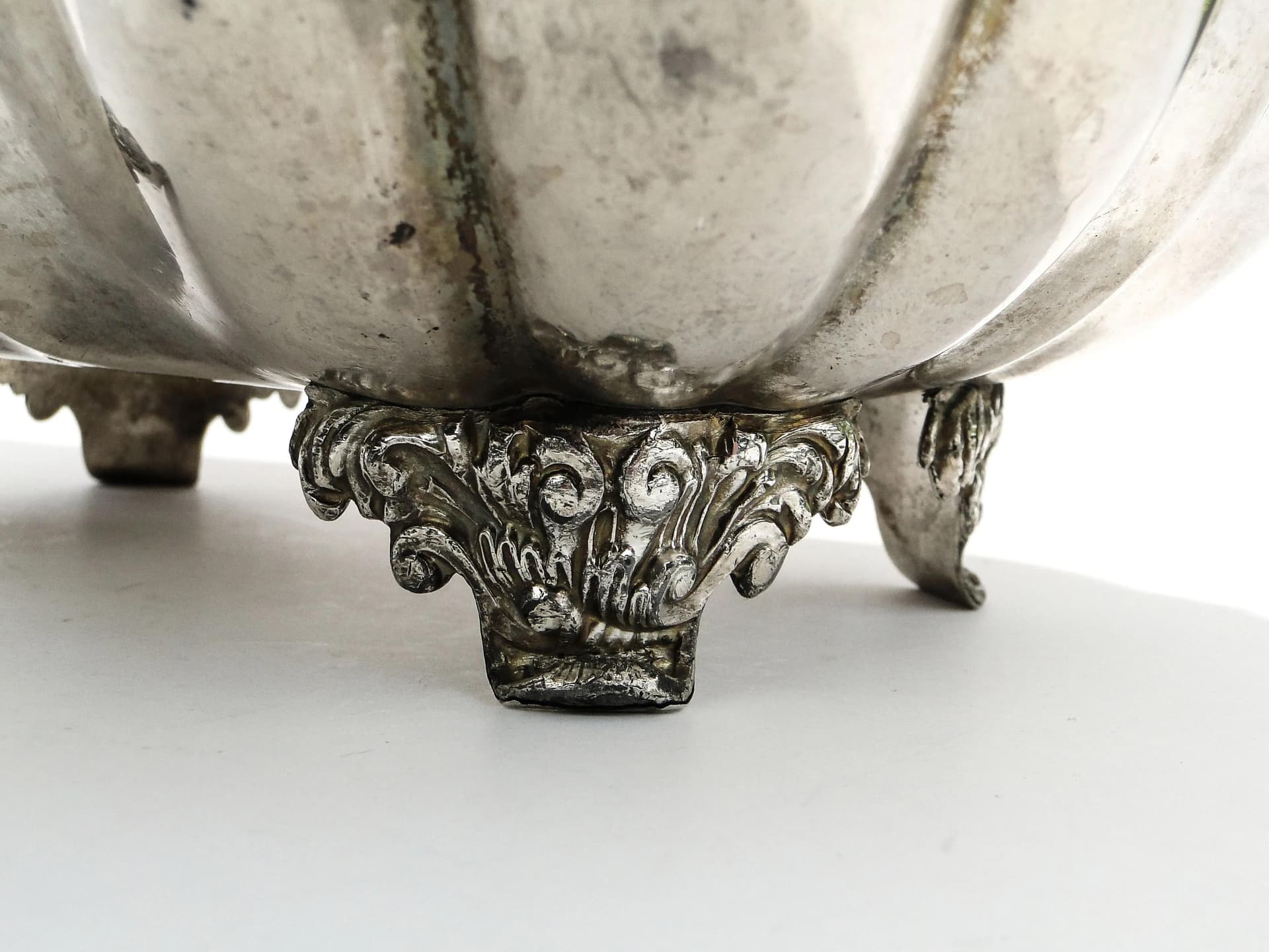 Fruit basket, Rococo Revival, silver-plated copper, Fraget, Poland, 19th c. - 15128