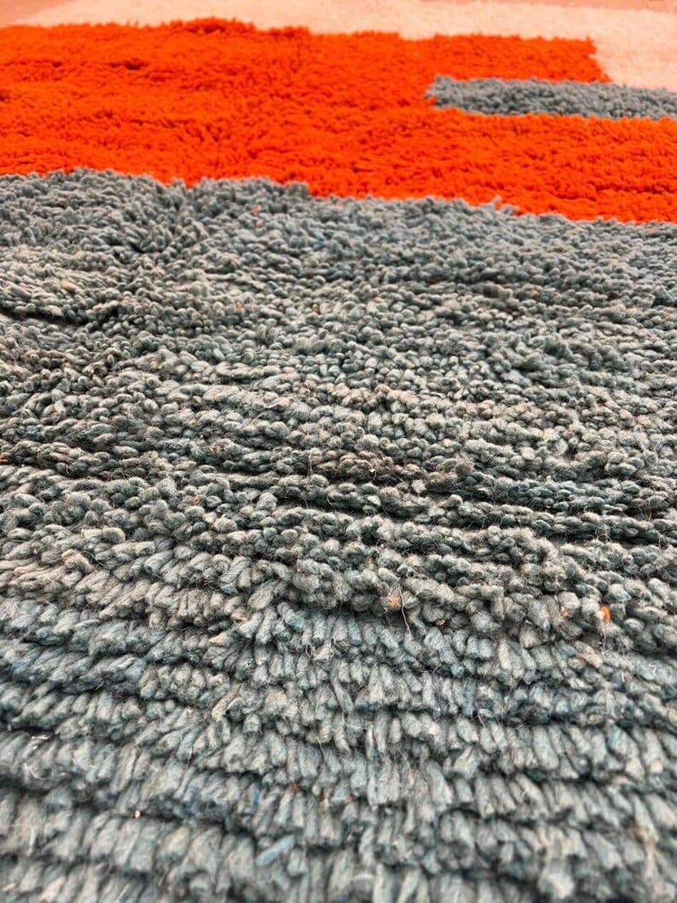 Ręcznie tkany dywan 200x300 cm, wełna, multikolor, Maroko - 209427