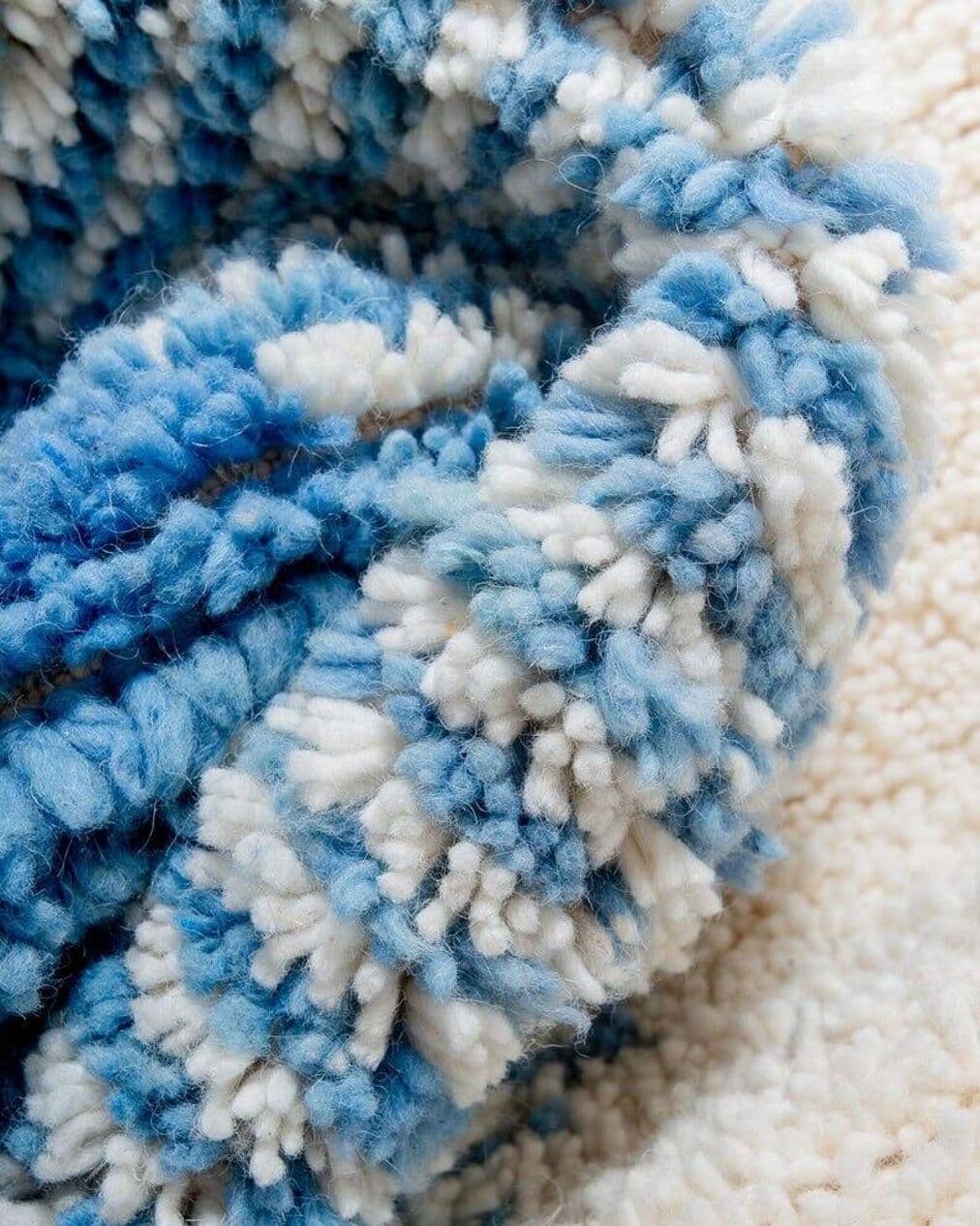 Handwoven rug 200x300 cm, wool, multicolour, Morocco - 209399