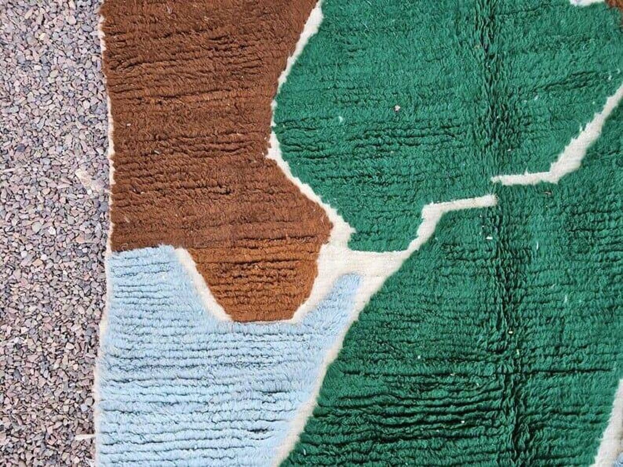 Handmade rug 150x250 cm, wool, multicolor, Morocco - 209372