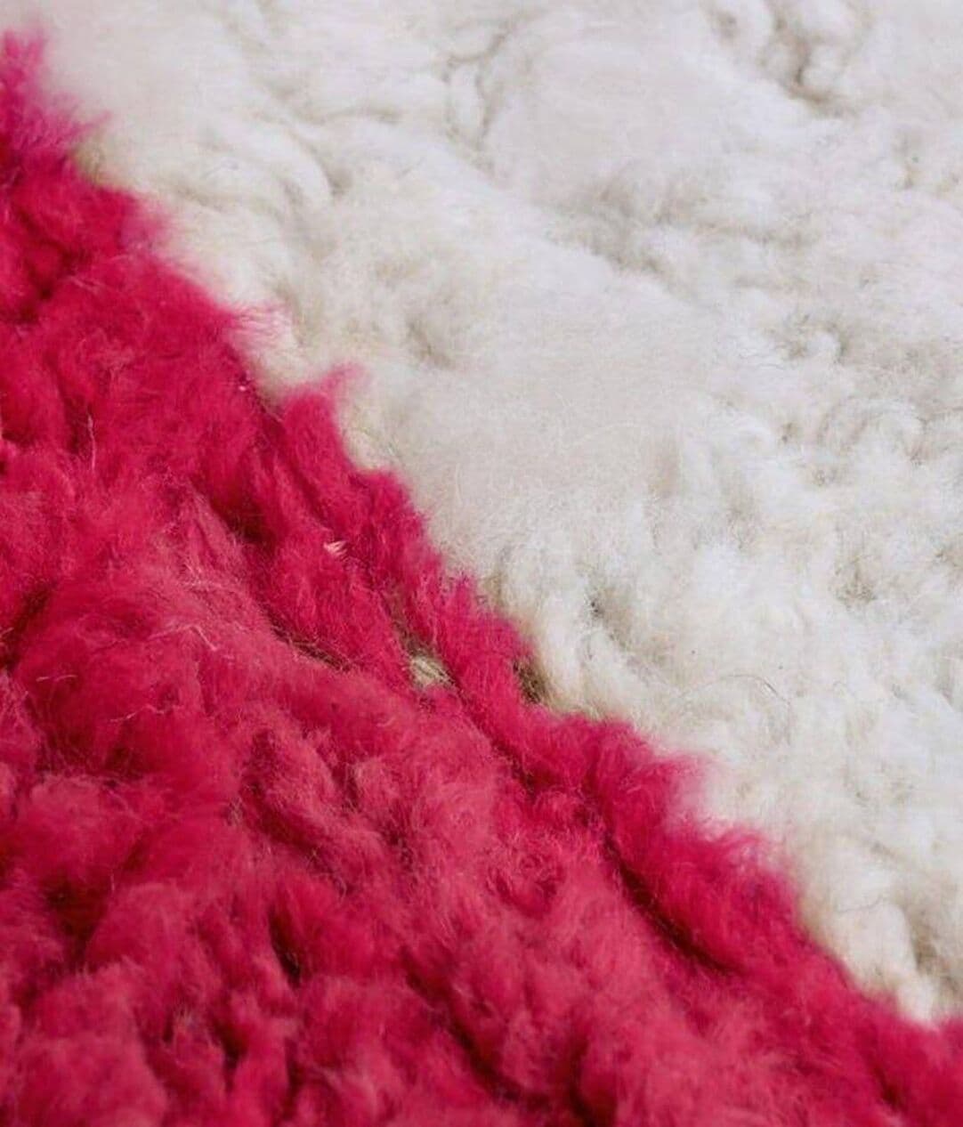 Handmade rug 150x250 cm, wool, red, cream, black, yellow, Morocco - 209352