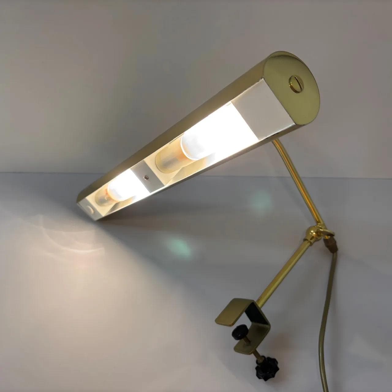 Wall Sconce N-Licht, golden brass, Germany, 1970s - 15317