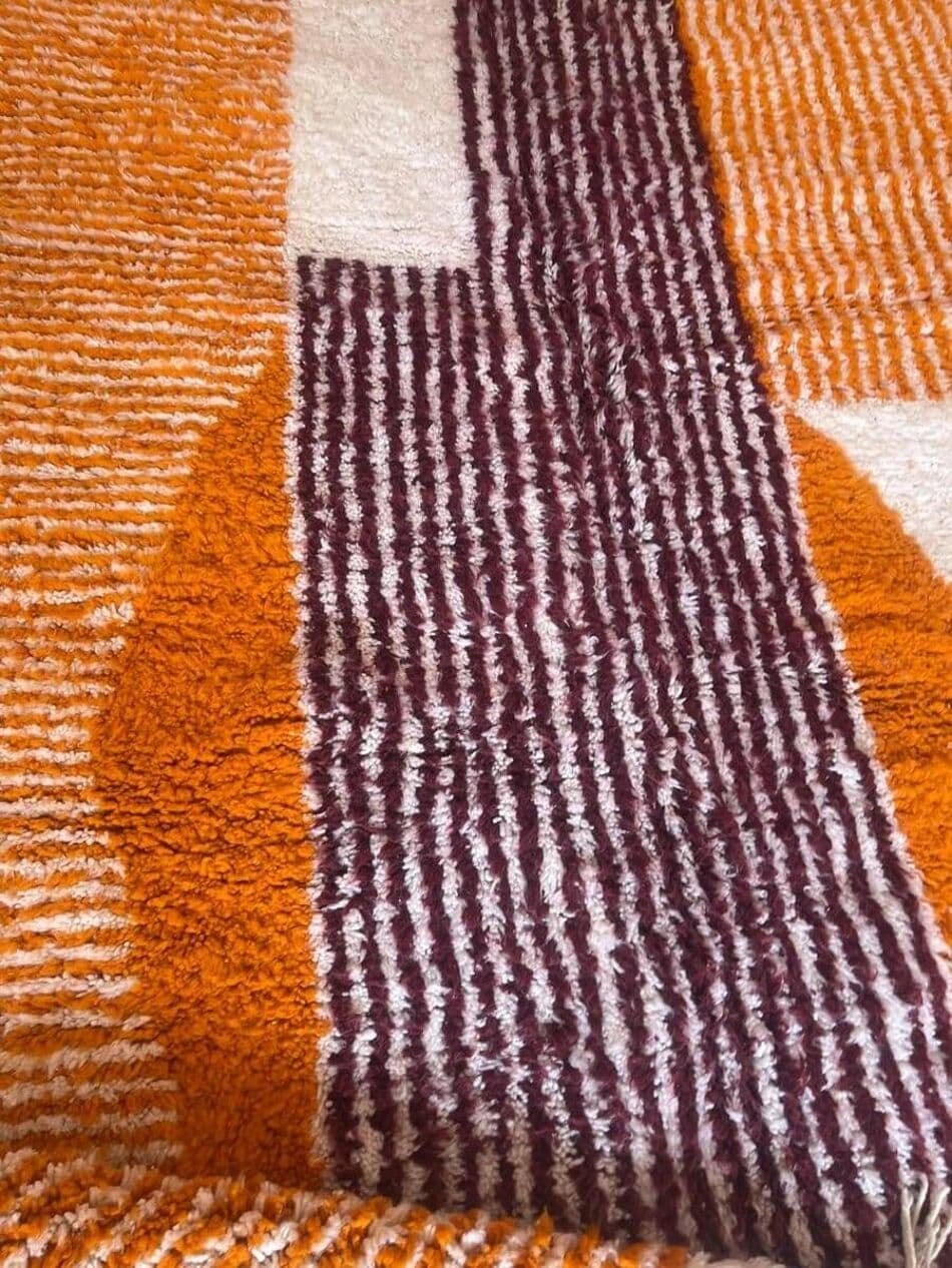 Ręcznie tkany dywan 150x250 cm, wełna, multikolor, Maroko - 209598