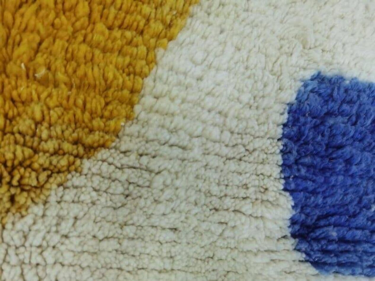 Ręcznie tkany dywan 150x250 cm, wełna, multikolor, Maroko - 210070